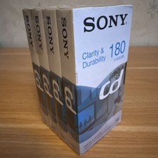 4 x Sony CD 180 Minute 3 Hour