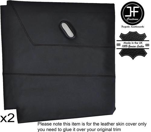Black stitch rear door - black,