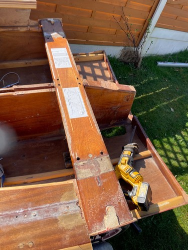 Used sailing dinghy mahogany - dinghy,