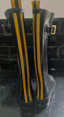 Joules wellies black yellow - joules,