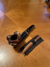 Poul Winslow estate pipe Denmark W/ Tamper Great Floral billiard Huber München