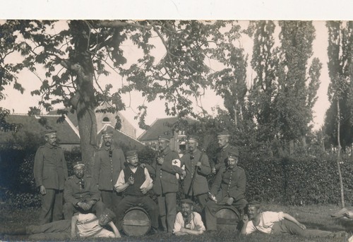 Photo postcard ww1 soldiers - photo, postcard,