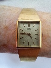 Ladies Seiko Gold Plated Quartz Dress Watch 1421 5770 New Battery