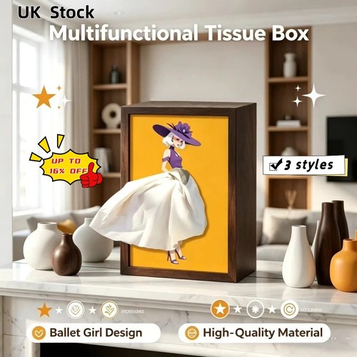 Desktop ballet girl tissue box - desktop,