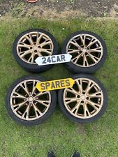 FORD FIESTA  ECOBOOST ST- LINE ALLOY WHEELS & TYRES  ZETEC S GOLD