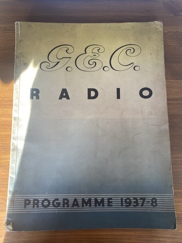 Gec 1937 vintage radio - gec,