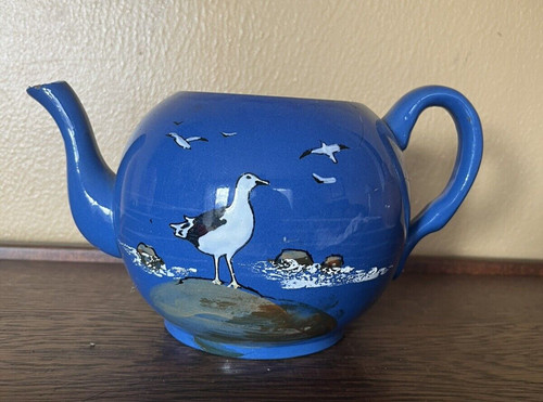 Seagulls seashore blue - seashore,