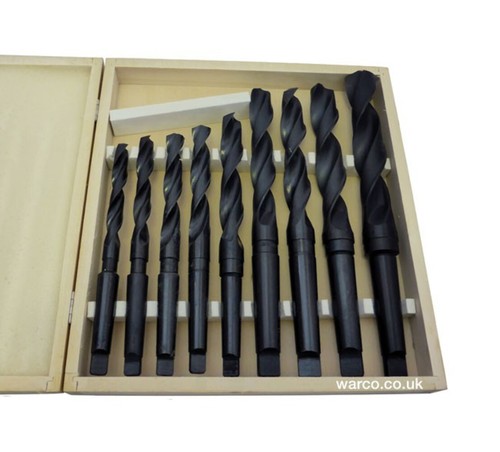 Drill set morse taper hss - drill,