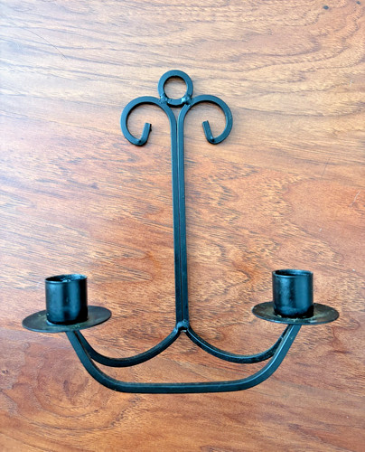 Vintage black wrought iron - black,