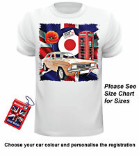 Car Art Design Classic Cortina MK3 T Shirt Can Be Personalised Unofficial 