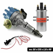 Range Rover Defender V8 35D Distributor Lucas DLB198 High Energy Coil 3.5 3.9