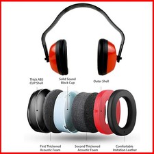 Adult Ear Defenders Ear Muffs Safety Hearing Protector Noise Cancelling Ear Plug