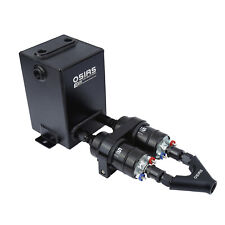 Aluminum 3L Dual Fuel Surge Tank with 2 x 044 Fuel Pump & With Y Block Bracket