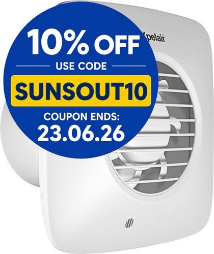 Xpelair simply silent dx100bs - xpelair,