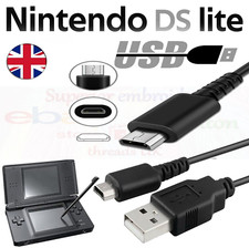 USB Charger Data Sync Power Cable Charging Lead for Nintendo DS lite NDSL UK