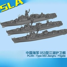 1/700/2000 PLAN China Type 053 Jianghu Class Frigate Model white resin  Kit
