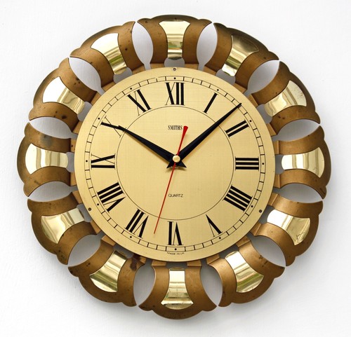 Vintage 30cm smiths - wall, clock