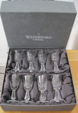 Boxed Set of 8x Waterford Kylemore Cordial Liqueur Glasses 4" - Signed On Bases