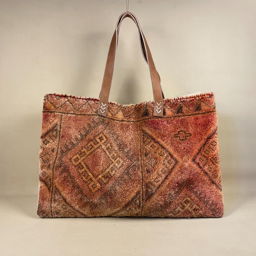 Vintage carpet bag - bag, large