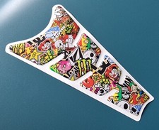 Suzuki Bandit Series -150 250 400 600 650 750 Gel Tank Pad - Sticker Bomb Effect
