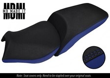 FITS BMW R 1200 RT 14-20 CUSTOM GRIP VINYL SEAT COVERS SET DSG2 BLACK NAVY BLUE