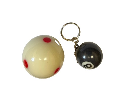 Pool cue ball - ball, dots