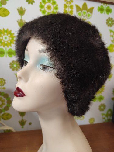 Vintage s brown faux - 50's,