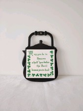 Vintage Trivet Cast Iron and Tile Farmhouse Kitchen Decor 