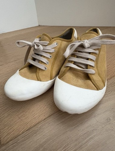Clarks mustard yellow - , suede
