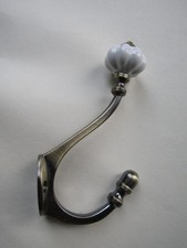 Ceramic antique brass hook hat