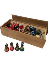 Vintage Wooden Chess Set