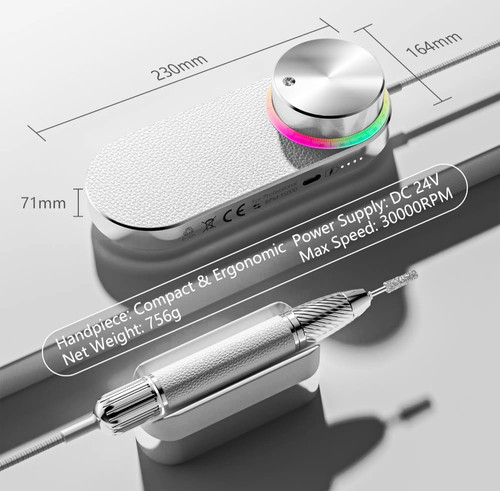 Electric nail file - nail, drill