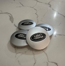 SET OF 4 Land/Range Rover Wheel Center Hub Caps Land Rover Silver HSE 62MM