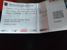 Exeter City v Bolton Wanderers