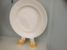 Vintage Carlton Ware Walking Ware Plate - Yellow Shoes - Great Condition