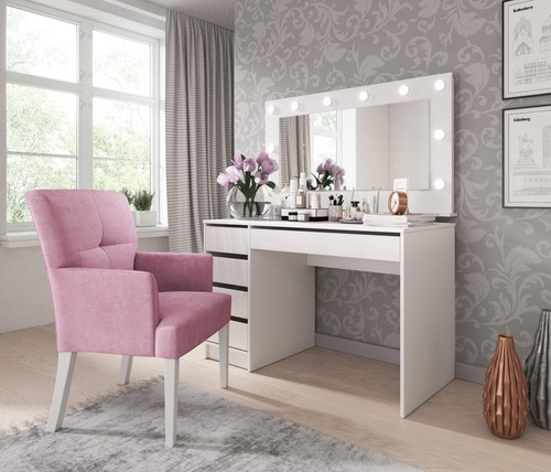 White dressing table matte - dressing,