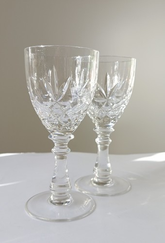 Pair vintage cut crystal - vintage,