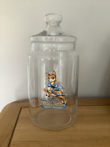 Babycham deer large glass - deer~,