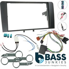Audi A3 8P 2003 Bose Fully Amplified & Double Din Fascia Car Stereo Kit CT24AU15