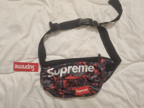 Supreme waist bag red camo - waist,