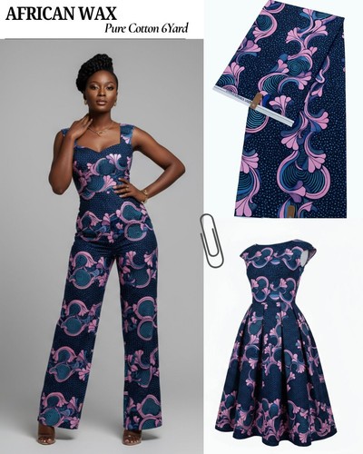Yards african wax - print, 100%