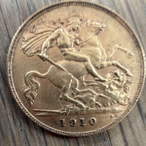Edward vii 1910 gold - vii,