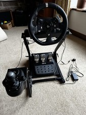 Logitech G920 Racing Simulator steering wheel pedals gear stick  For XBOX & PC 