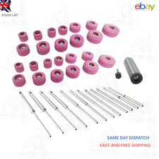 Sioux Valve Seat Grinding Stones 24 Pcs with 11PCS Pilots + 11/16" Holder