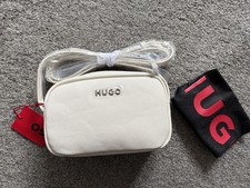 NEW with Tags and Dust Bag Beautiful Hugo Boss Women's Cream/White Crossbody Bag
