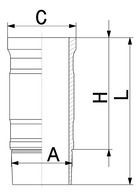 Cylinder sleeve 140mm outer - sleeve,