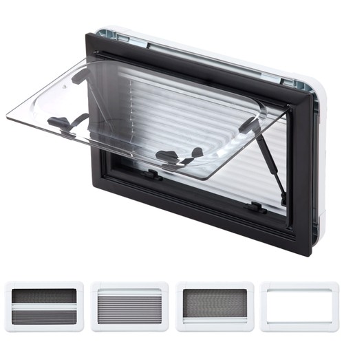 Campervan windows hinged - hinged, flat