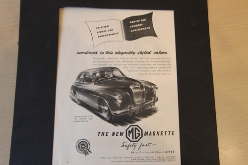 Original 1953 magazine advert