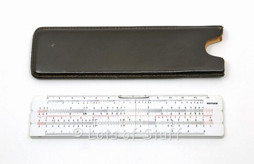 Nestler pocket slide rule - slide, with