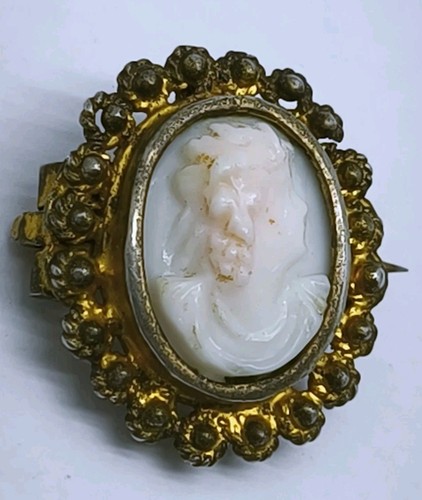 Vtg c1910 miniature 19mm oval - vtg,